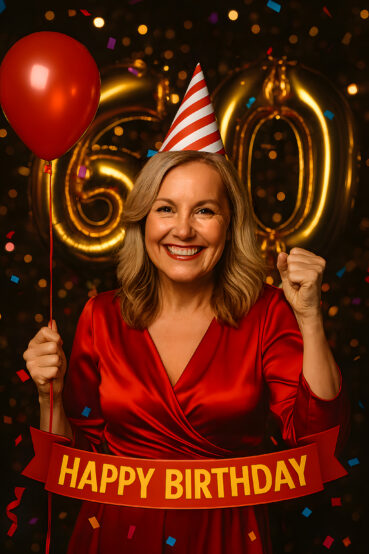 Rede zum 60. Geburtstag einer Frau - festlich