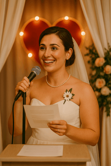 Rede Hochzeit Braut - romantisch
