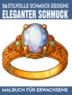 Eleganter Schmuck - Malbuch für Erwachsene: 56 elegante Schmuck-Designs